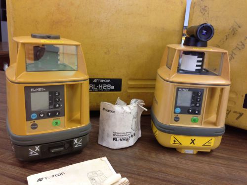 Topcon RL-H2S / RL-H2Sa Rotating Grade / Slope Lasers. Two lasers please read