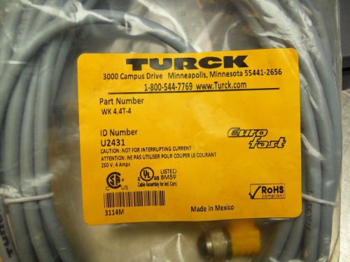 TURCK WK 4.4T-4  EURO FAST 90 %  Female sealed bag free ship u2431