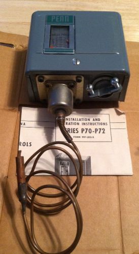 PENN CONTROLS PRESSURE SWITCH 50/450 PSIG OPENS ON FALL MODEL P70AA-6