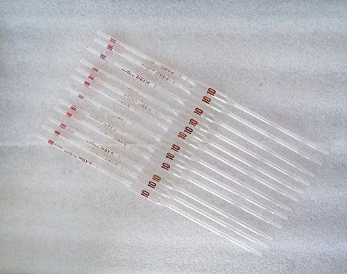 NEW ~ 12 Kimax 10 ML Class A Volumetric Pipettes ~ FREE SHIPPING