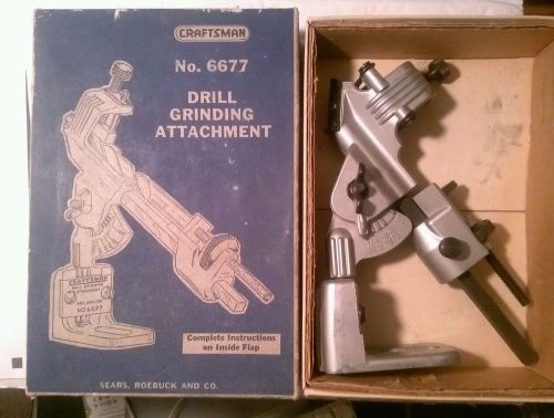 CRAFTSMAN NO.6677 DRILL GRINDING ATTACHMENT