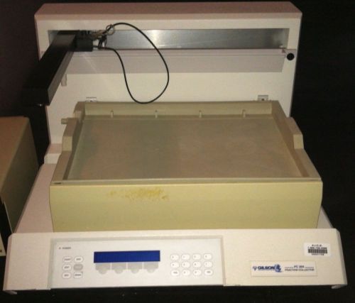 GILSON FC-204 FRACTION COLLECTOR, GILSON 112 UV DETECTOR, GILSON CHART RECORDER