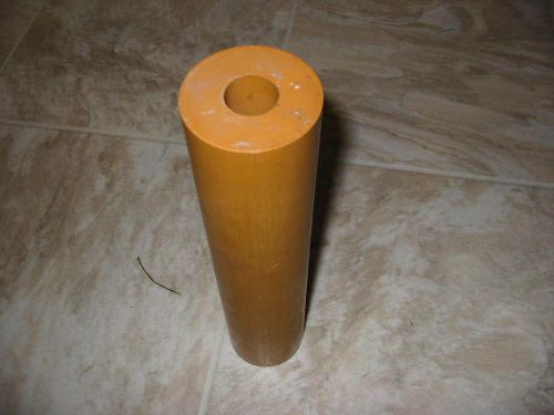 Rulon J Tube/bar  21/2&#034;OD x 1&#034; ID  x 11.5&#034;  long  tan color