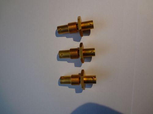 THREE NEW BNC HIGH VOLTAGE CONNECTORS MALE-MALE
