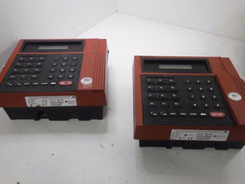 LOT OF 2 KRONOS ETHERNET DIGITAL TIME CLOCK 400 SERIES 480 T6