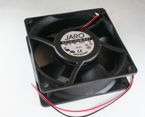 Lot of 2 ad1212ub-f51 jaro 12 vdc fan for sale