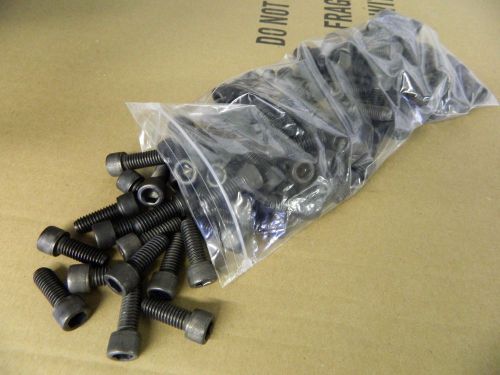 (100) Socket Head Allen Cap Screws 3/8-16 x 1&#034; Black SHCS Machine Bolt