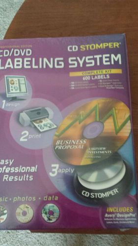 Cd/dvd labeling system