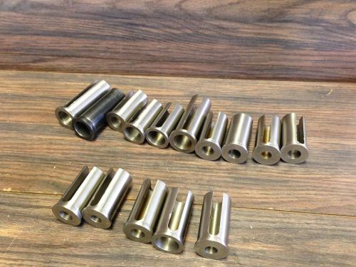 LOT OF CNC BUSHINGS 1 1/4&#034; OD