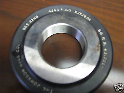 JOHNSON GAGE THREAD RING SET GAGE MJ45X2.0 E/F/G/H