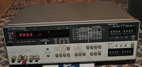 Hewlett packard 4262a digital lcr meter with switchable test frequencies - works for sale