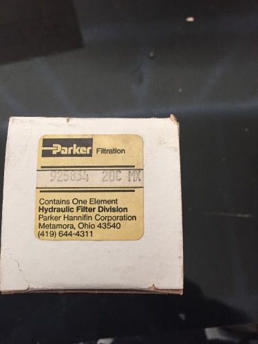 PARKER HYDRAULIC FILTER NIB 925834 20C MX