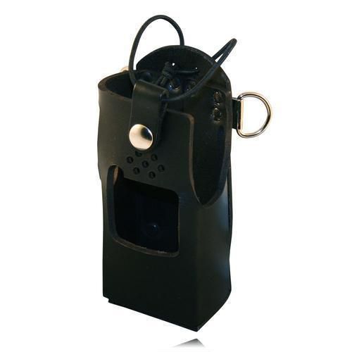 Boston leather 5471rc-1 black fireman&#039;s kenwood radio holder/holster for sale