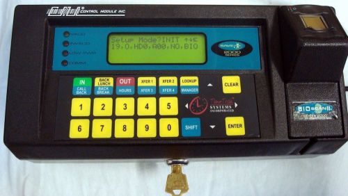 CMI Savetime 2000 Series Time Clock W/ LAN &amp; BIOScan II