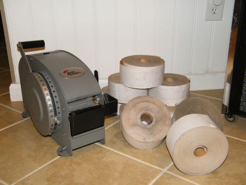 BETTER PACK TAPE DISPENSER MACHINE: MODEL 333 PLUS, + 10 ROLLS OF PAPER TAP