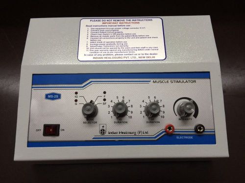 muscle stimulator physiotherapy paralysis traumatic neurosis cardio vascular