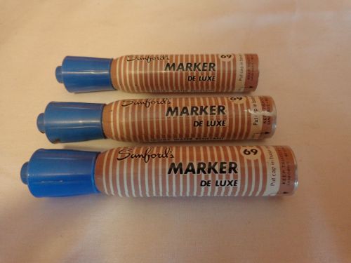 3 Sanford 69 De Luxe Markers VTG Working