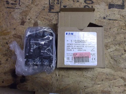 Eaton C25DND330T 30 Amp Definite Purpose Contactor FREE SHIPPING