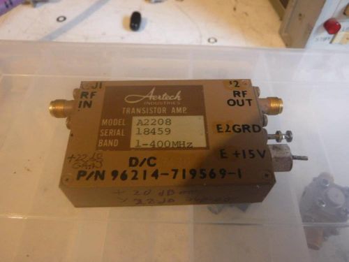 Aertech  Amplifier 1-400MHz +22dB Gain +20dBm