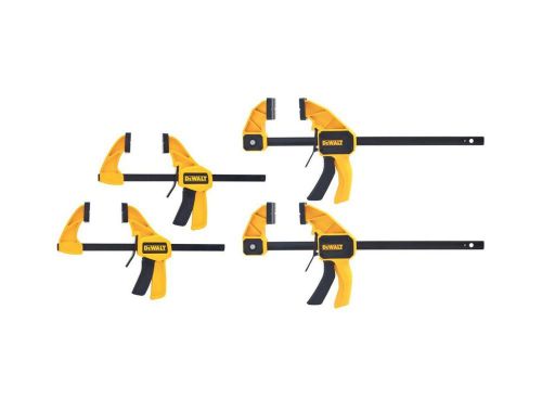 DeWALT Medium and Large Trigger Clamps 4 Pack Clamp Tool