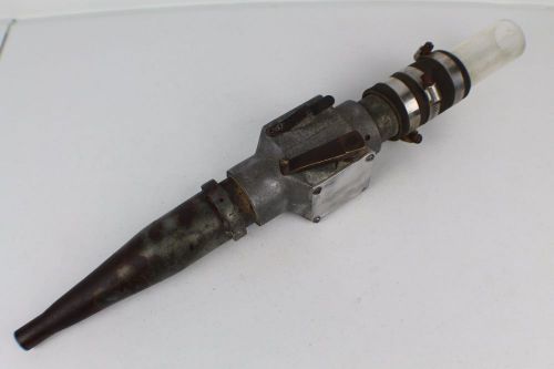 Vintage Hagan Blown Insulation Nozzle w/shutoff &amp; siteglass