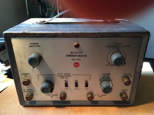 RCA Marker-Adder RF/IF/VF WR-70A   Test Equipment  Working