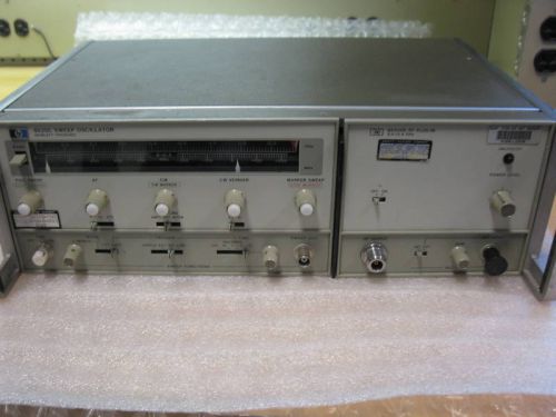 HP 8620C SWEEP OSCILLATOR OPT11 W/ 86250D RF PLUG IN