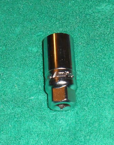 &#034; AMPRO 3/8in. DRIVE 13/16 SPARK PLUG SOCKET CHROME VANADIUM &#034;