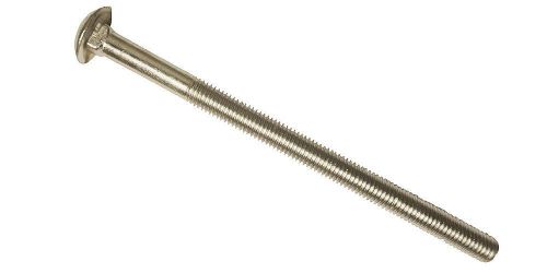 Stainless steel carriage bolt, 3/8&#034; x 8&#034;, qty:2 for sale