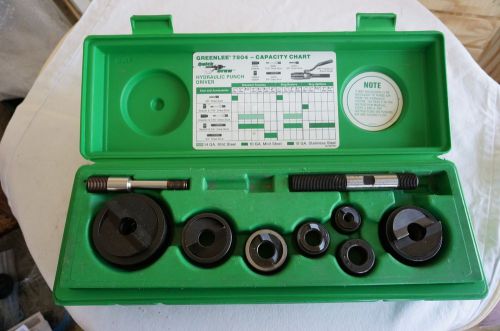 GREENLEE 7804 / 7806 Qwik Draw (Hydraulic) with SLUG BUSTERS