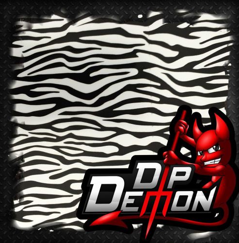 DIP DEMON MINI ZEBRA HYDROGRAPHIC WATER TRANSFER FILM HYDRO DIPPING