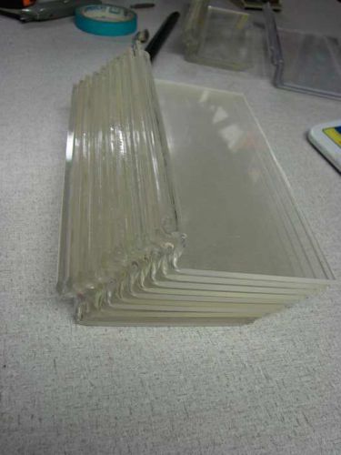 Slatwall acrylic shelf 4&#034; x 10&#034; good condition 10 pcs shoe display