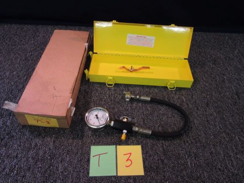 Military pressure tester gage m8348-a-2 psi portable 0-1500 dial indicator new for sale