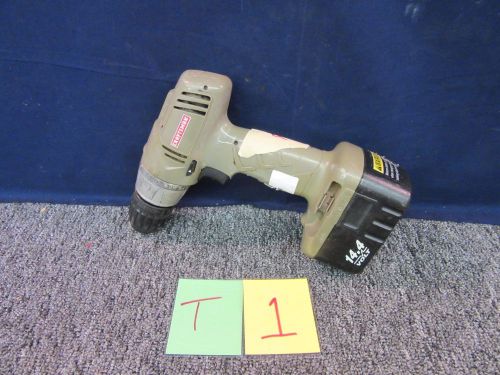 CRAFTSMAN CORDLESS VSR 3/8&#034; DRILL DRIVER 130139014 TOOLS 14.4 VOLT SHOP USED