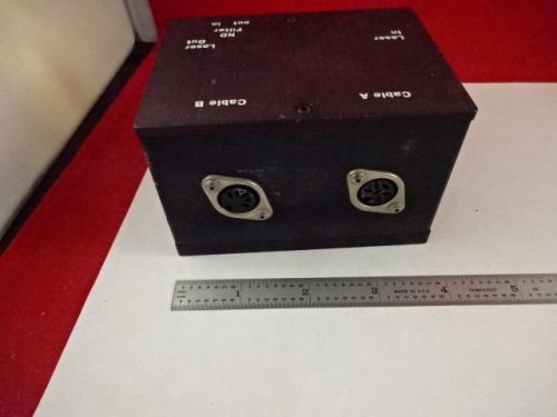 OPTICAL AOM ACOUSTO MODULATOR CAMBRIDGE RESEARCH LPC/V LASER OPTICS AS IS #AM-30