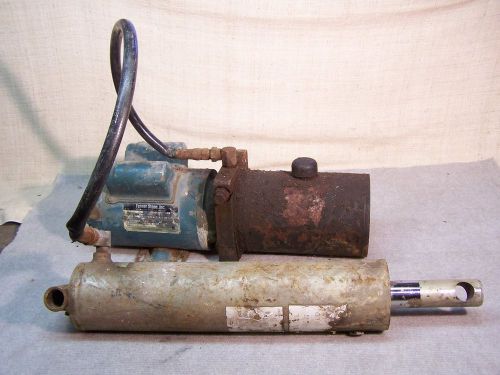 Fenner Stone Hydraulic Pump AC Motor 1/2HP 115/230 Volts 3450RPM 6.2/3.1 Amps