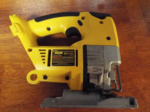 Dewalt DW933 18V  Jig Saw  NO CASE and  NO BATTERY  ***USED***