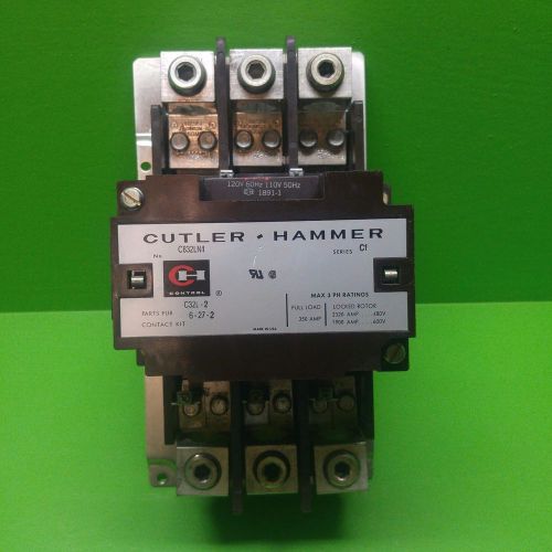 CUTLER HAMMER CONTACT KIT C832LN1 SER C1 350A A AMP 120V/60HZ 110V/50HZ C32L-2