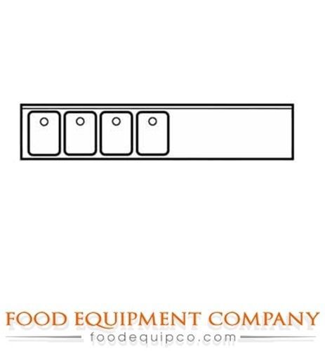 LaCrosse SK94L Sinkronization 21 Underbar Sink Unit four compartment 108&#034;W