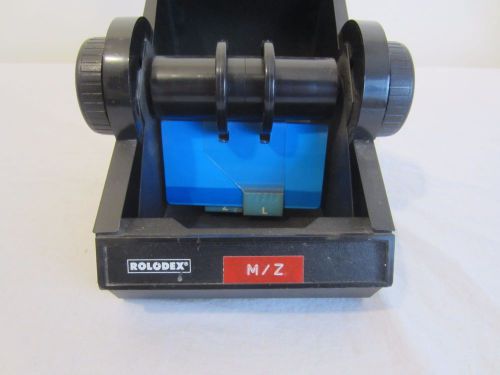 Rolodex 2254D Vintage Office FAST SHIPPING! NO KEY BLACK METAL