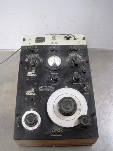 Vintage general radio type 650-a impedance bridge galvanometer rare missing knob for sale