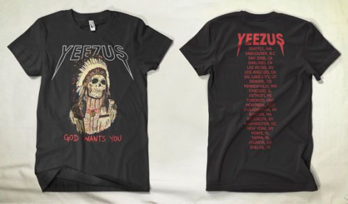NEW Yeezus Shirt Kanye West Tour T-shirt Yeezus Tour Merchandise Unisex