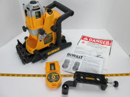 DeWalt DW073 Lazer Level w/Case &amp; Digital Detector DW0732 Survey Construction S