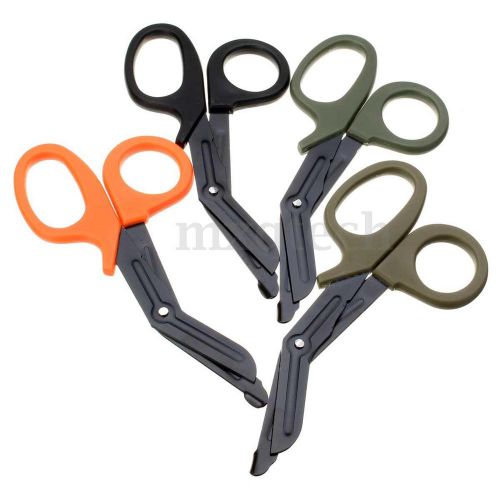 7&#034; emt shears scissor first aid emergency bandage paramedic nursing cut colors for sale