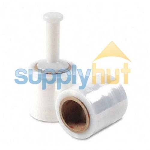 3&#034; in. x 1000ft 80 gauge 18 rolls stretch shrink film hand wrap + handle for sale