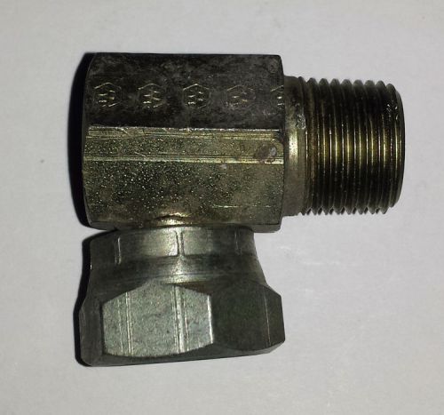 Weatherhead, hydraulic fitting 1/2 male npt, 5/8 swivel female, 90 degree, elbow for sale