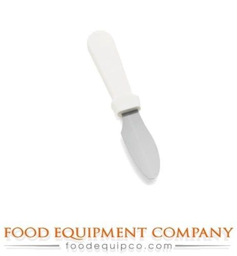 Tablecraft 4104W Sandwich Spreader 9-1/2&#034; stainless steel blade white ABS...