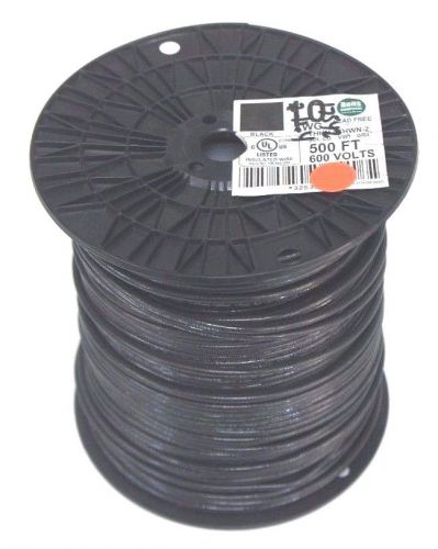 NEW HEWLETT YM-683.683 10 AWG BLACK WIRE 500FT THHN / THWN-2 VW1 GRII