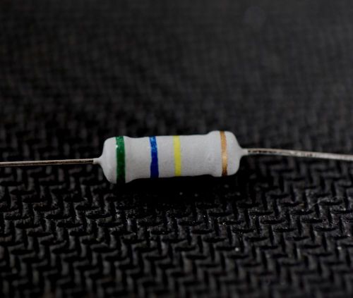 10 PC CARBON FILM 1 WATT RESISTORS 560000 ohm / 560K  +/- 5% CR-1W-560K