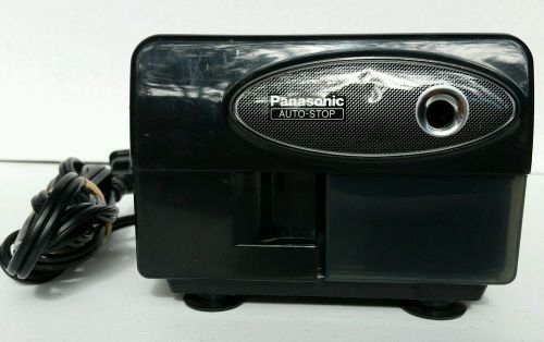 VINTAGE PANASONIC AUTO-STOP ELECTRIC PENCIL SHARPENER KP-310 - BLACK